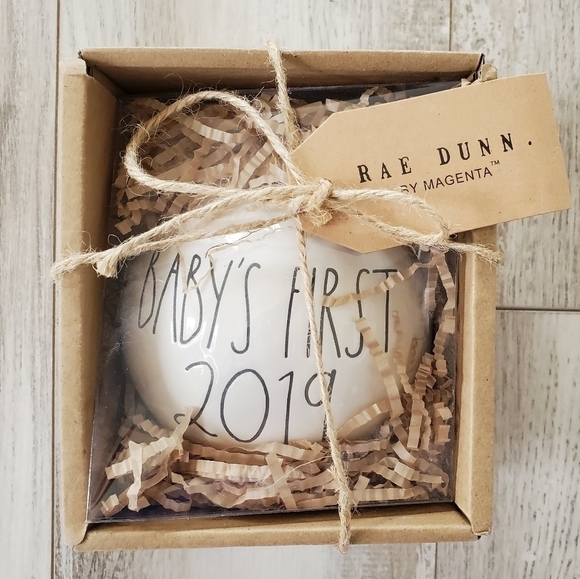 Rae Dunn Other - RAE Dunn 2019 Baby's 1st Ornament